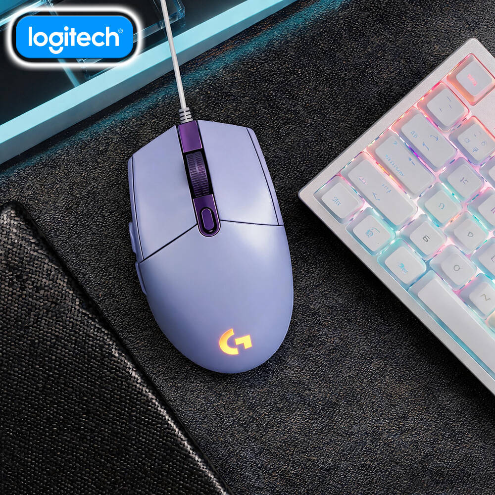Logitech Mouse G203 - فأرة ألعاب لوجيتك G203 LIGHTSYNC بدقة