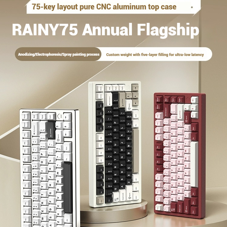 Esports Gaming Pc - سماعة لاسلكية تعمل بالبلوتوث RAINY75 لوحة