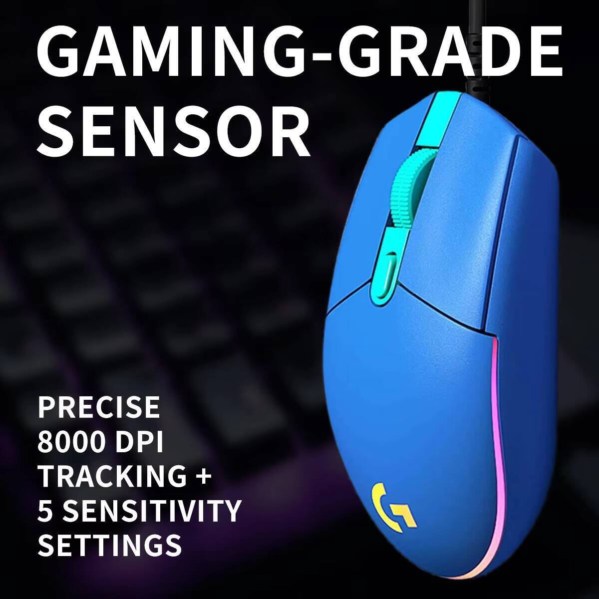 فأرة ألعاب لوجيتك G203 بروديجي - مراجعة Logitech Mouse G203 وسعره