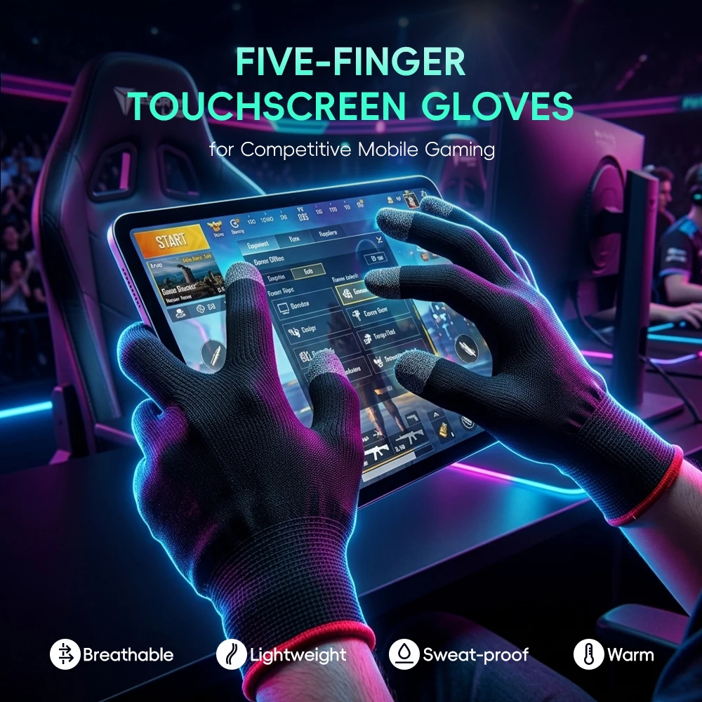 قفازات الألعاب الإلكترونية من  - مراجعة Esports Gaming Finger Sleeve وسعره