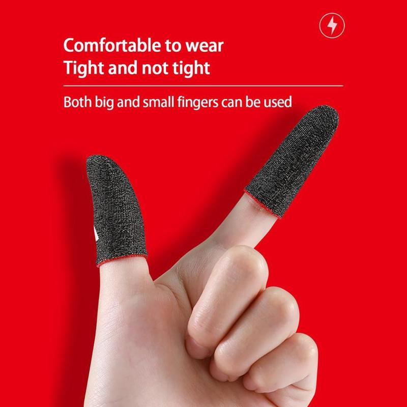 قطعتان من أغطية الأصابع للألعا - مراجعة Esports Gaming Finger Sleeve وسعره