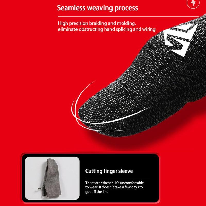 قطعتان من أغطية الأصابع للألعا - مراجعة Esports Gaming Finger Sleeve وسعره