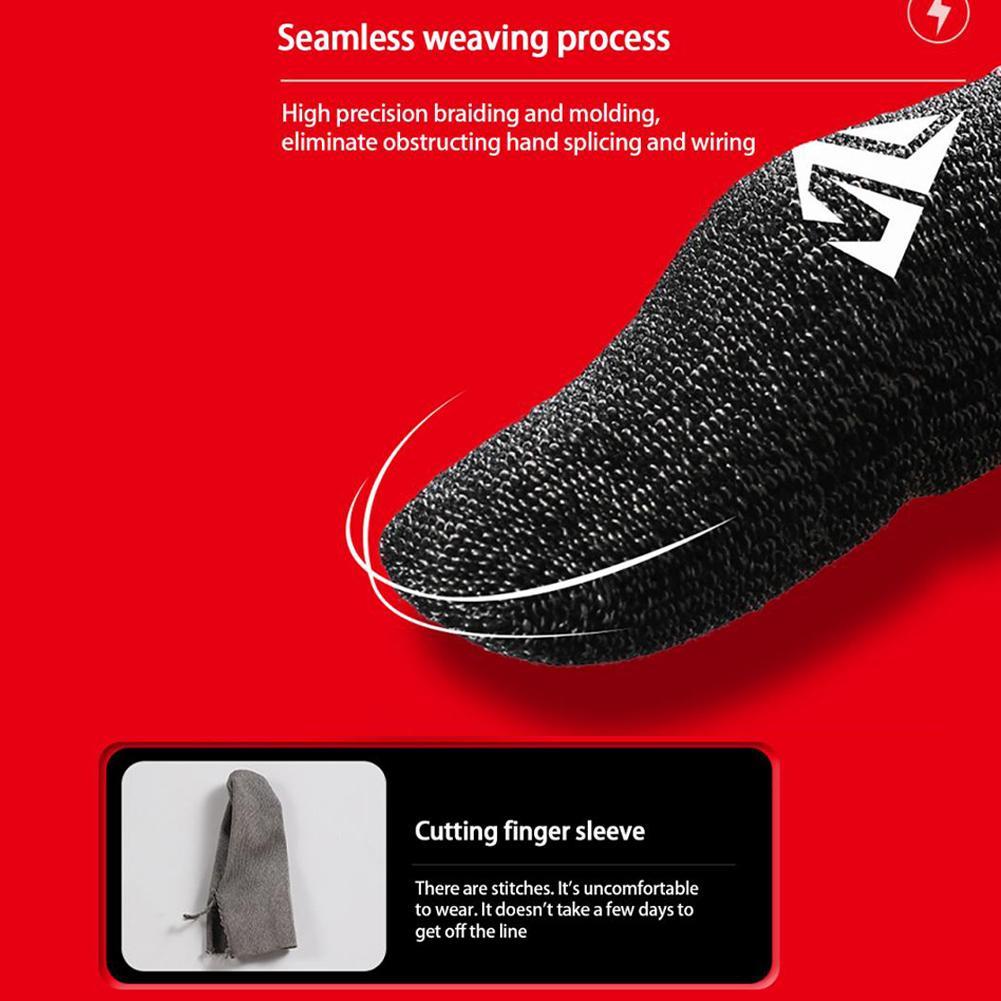 قطعتان من أغطية الأصابع للألعا - مراجعة Esports Gaming Finger Sleeve وسعره