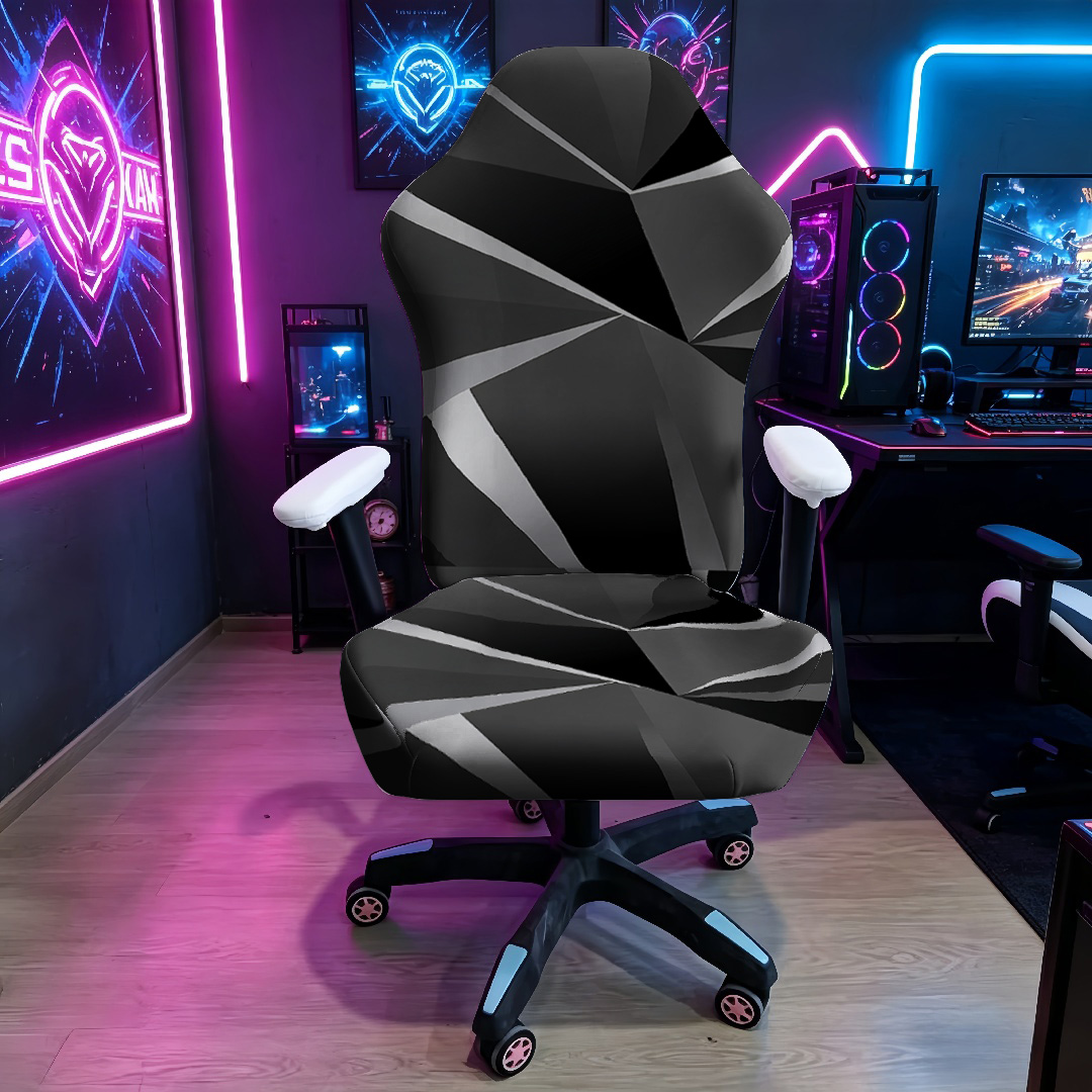 غطاء كرسي ألعاب هندسي باللون ا - مراجعة Esports Gaming Chair وسعره