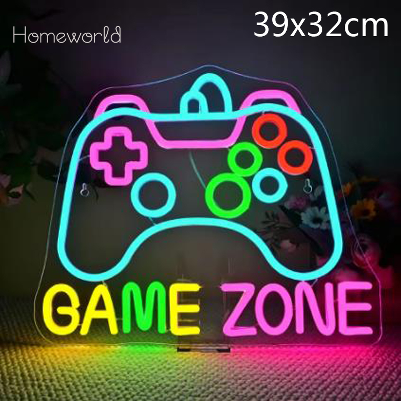 منطقة الألعاب LED ضوء النيون ت - مراجعة Esports Gaming Arena وسعره