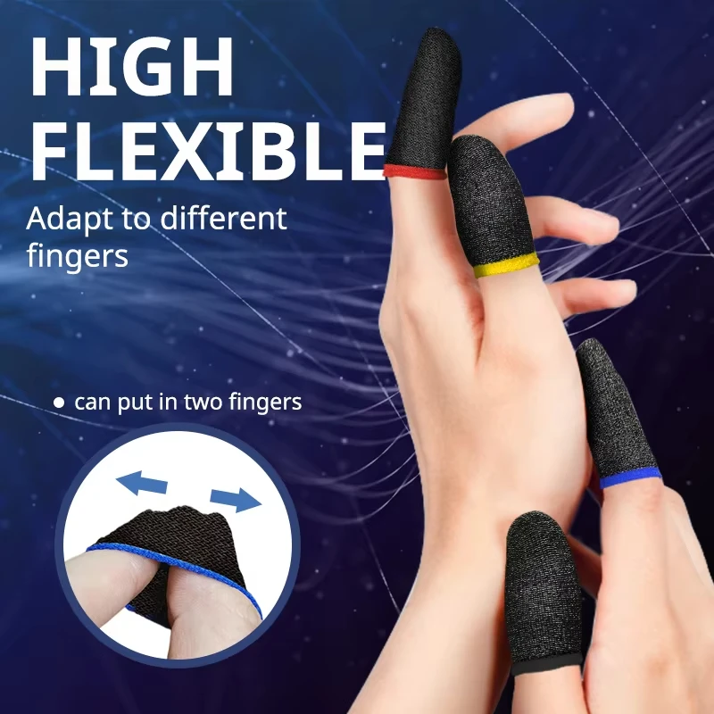 20 قطعة من أغطية الأصابع للألع - مراجعة Esports Gaming Finger Sleeve وسعره